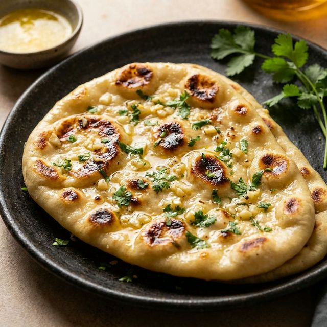 Fresh Garlic Naan